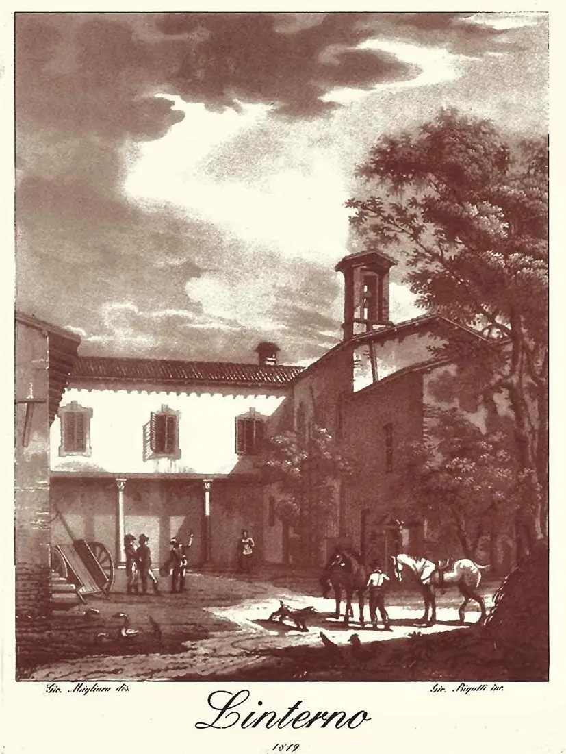 Cascina Linterno, Giovanni Migliara, 1819