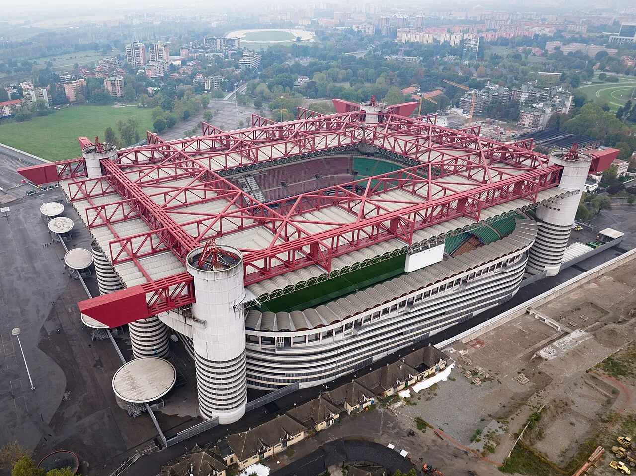 Lo stadio dall’alto, ottobre 2022